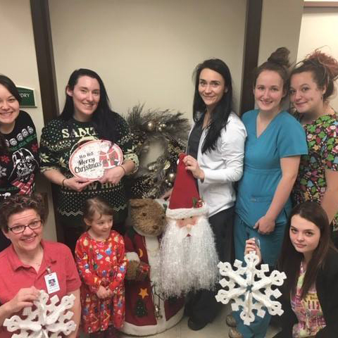 Image of Kadima Family on Christmas at Kadima at Lakeside Nursing and Rehabilitation Facility